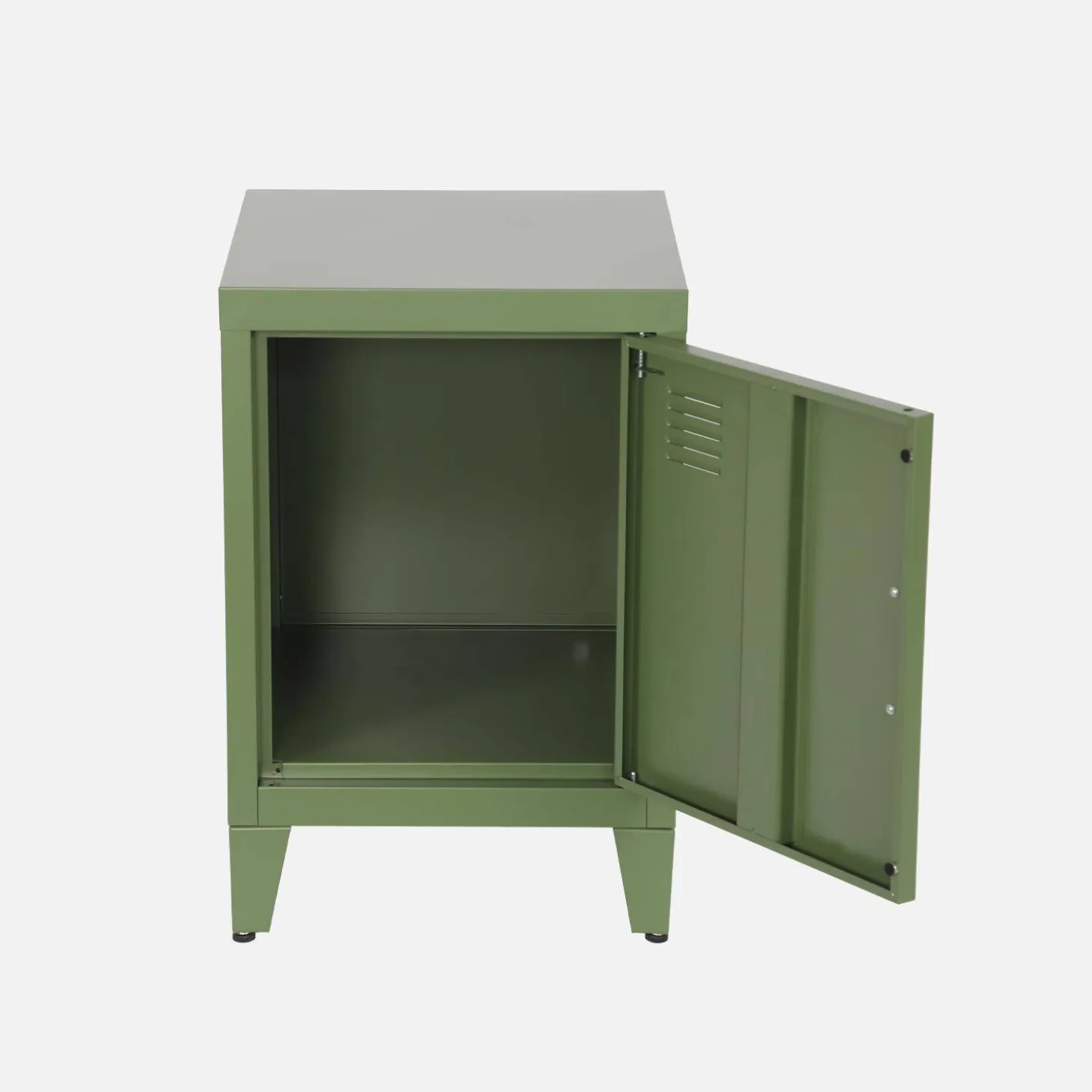 Mesita de estilo industrial con 1 puerta