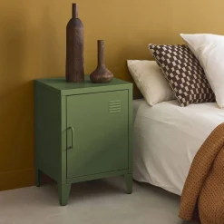 Mesita de estilo industrial con 1 puerta
