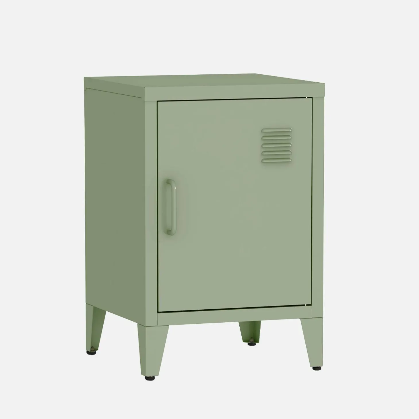 Mesita de estilo industrial con 1 puerta
