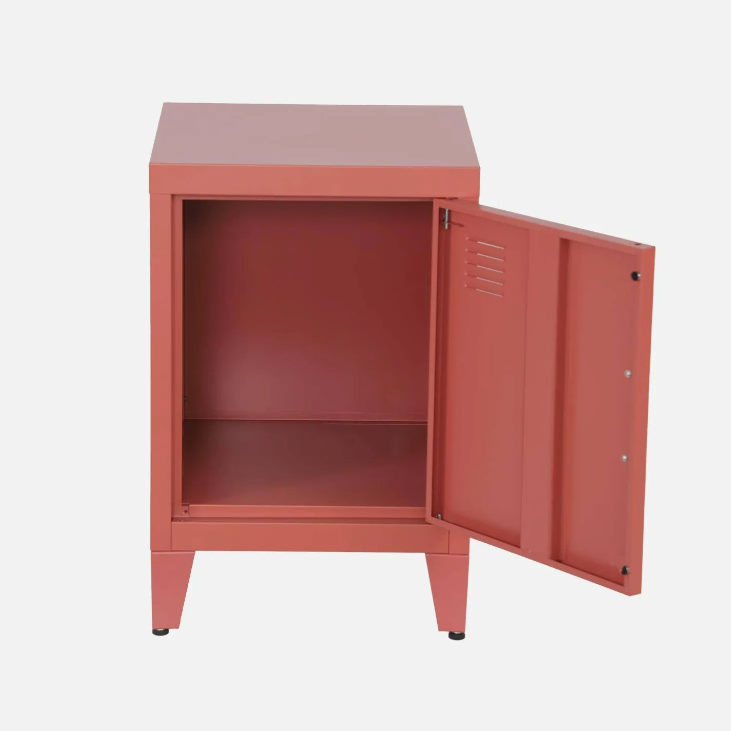 Mesita de estilo industrial con 1 puerta