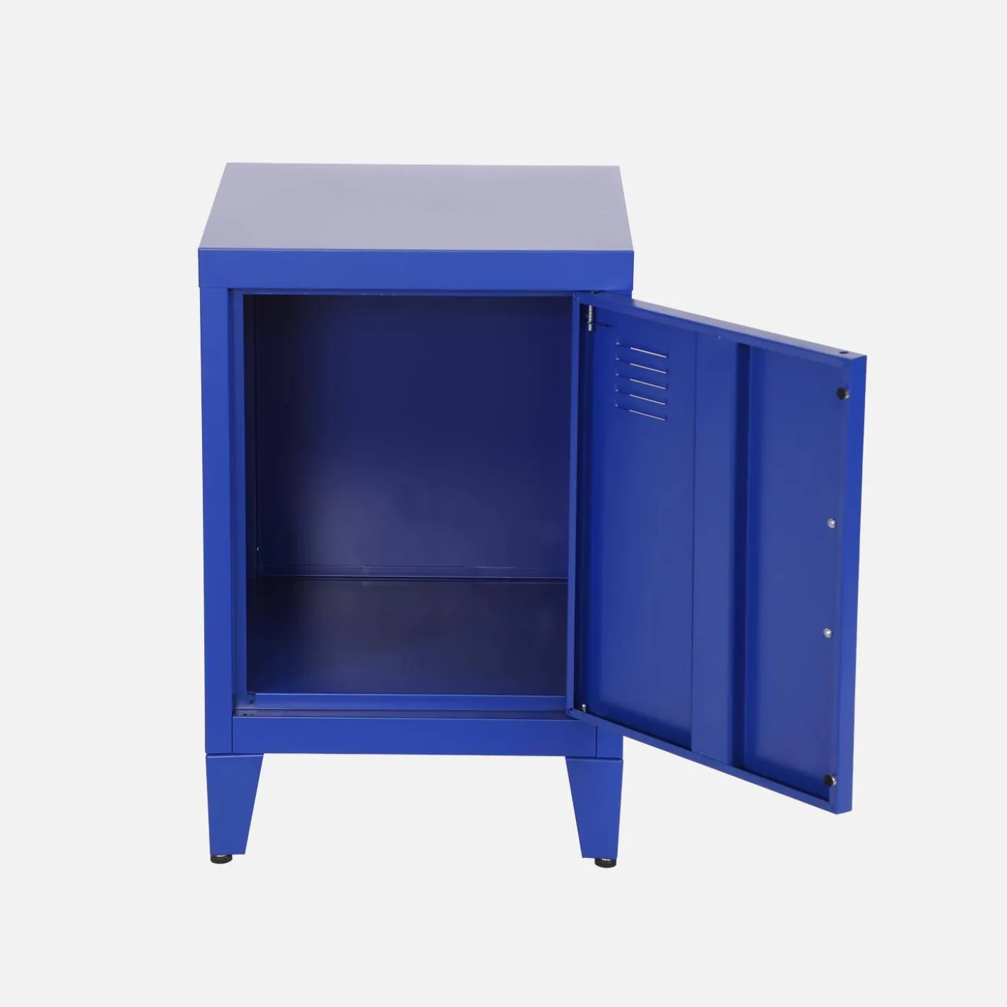 Mesita de estilo industrial con 1 puerta