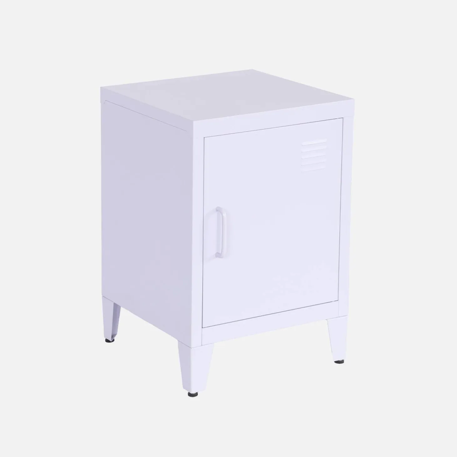 Mesita de estilo industrial con 1 puerta