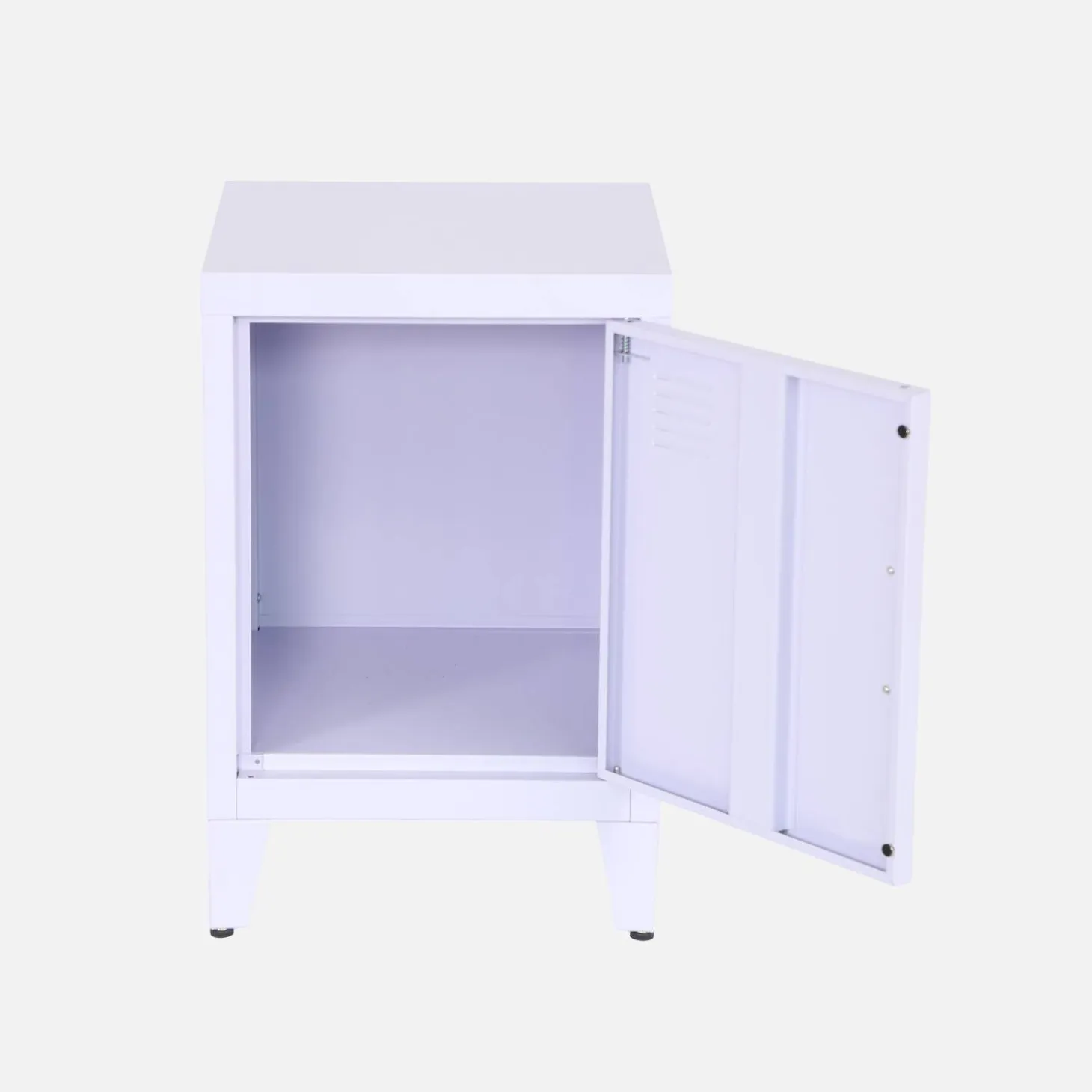 Mesita de estilo industrial con 1 puerta
