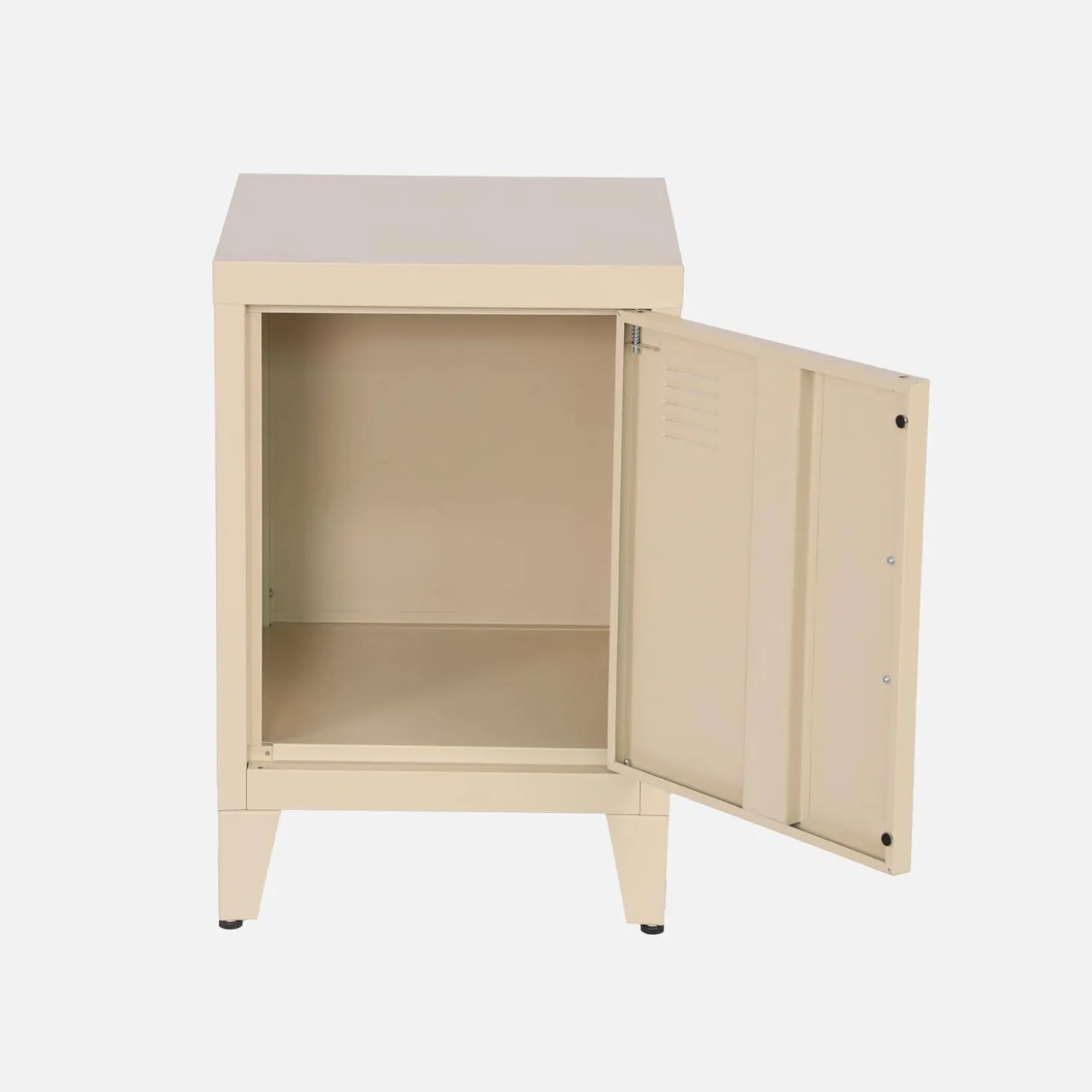 Mesita de estilo industrial con 1 puerta