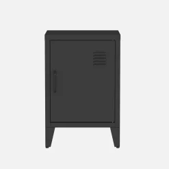 Mesita de estilo industrial con 1 puerta