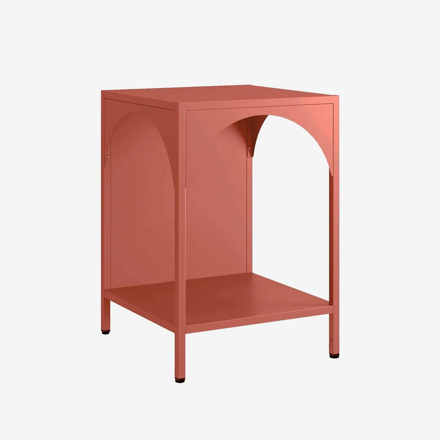 Mesita de noche de estilo industrial