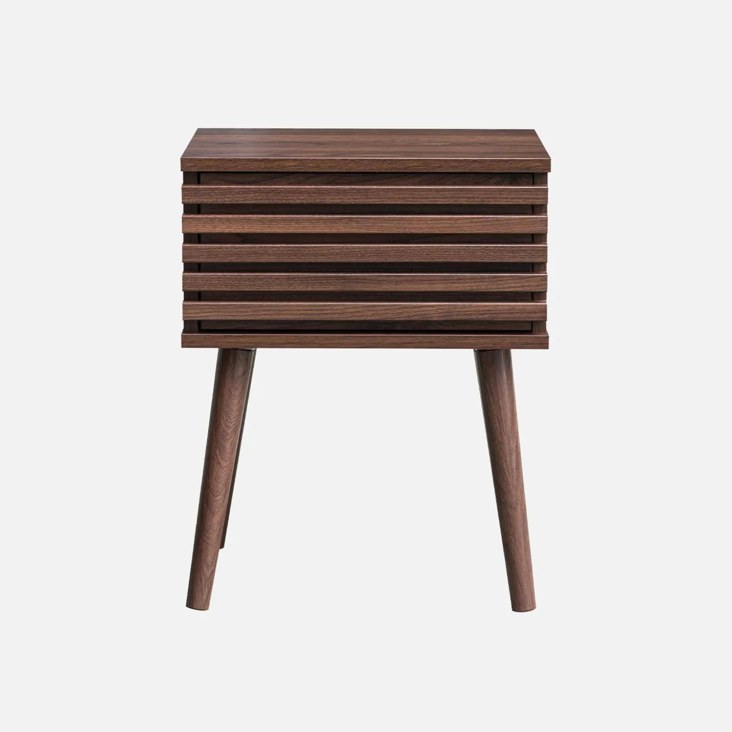 Mesita de noche estilo escandinavo efecto madera, set de 2