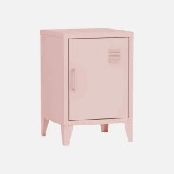 Mesita industrial con 1 puerta, set de 2