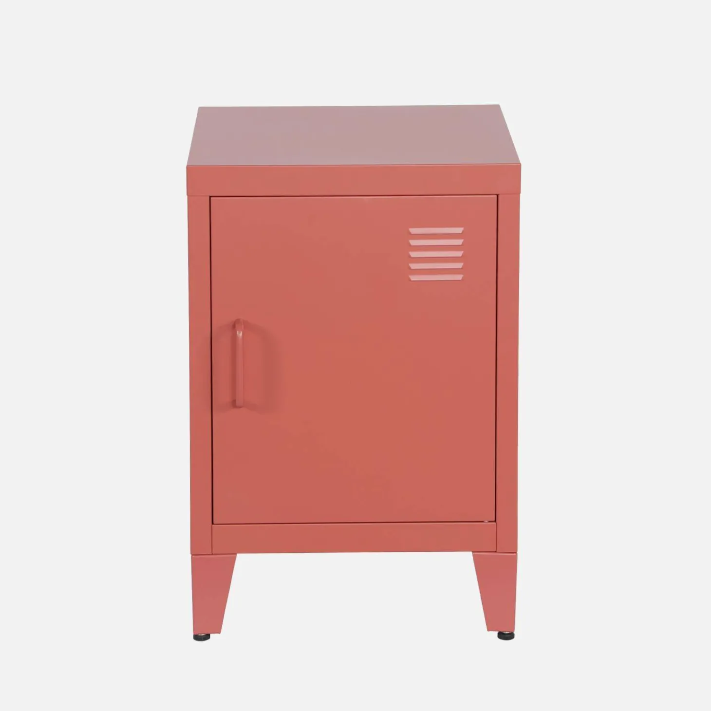 Mesita industrial con 1 puerta, set de 2