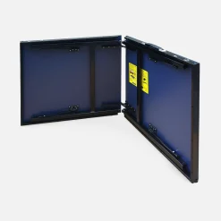 Mini mesa de ping pong interior plegable con 2 raquetas y 3 pelotas, 150cm