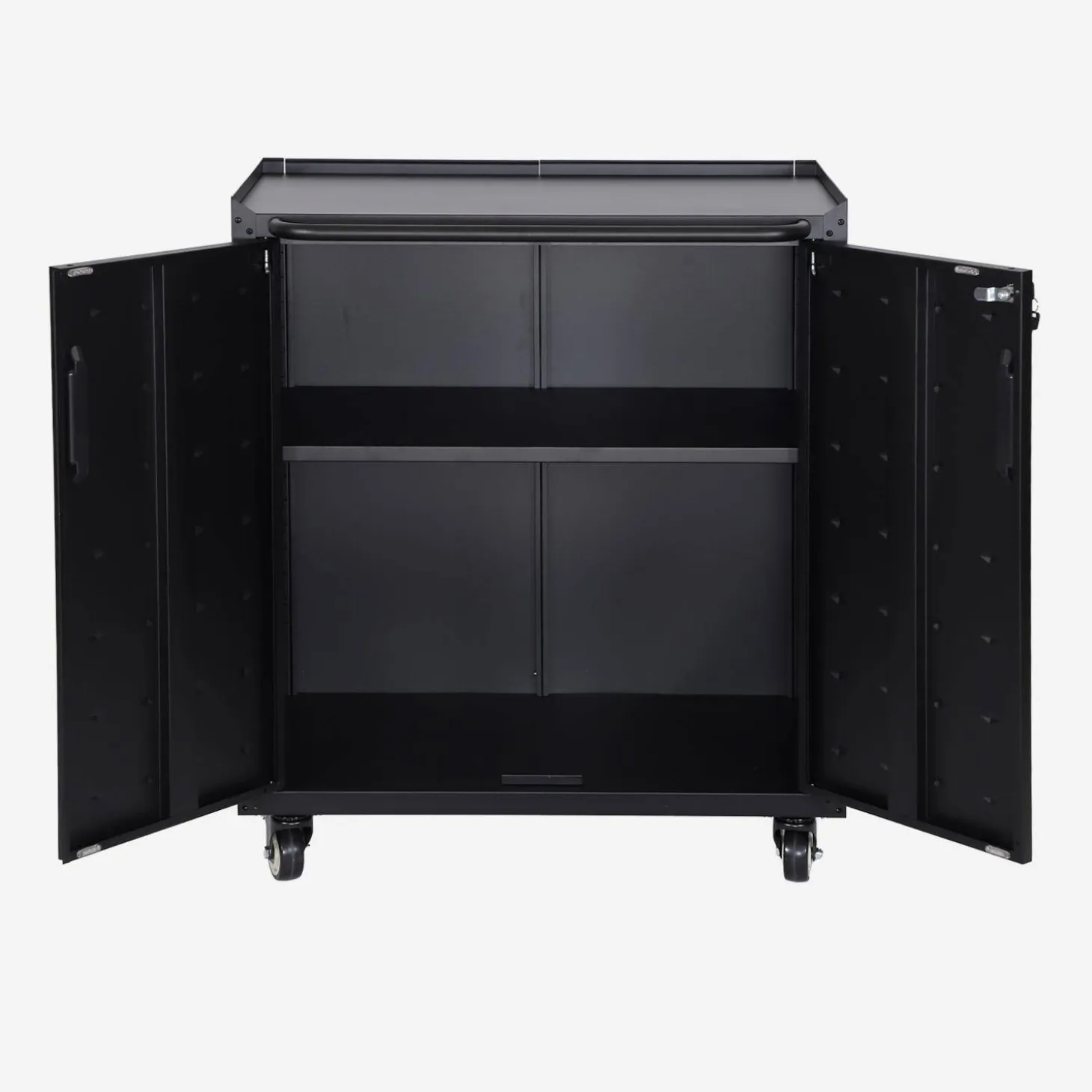 Mueble bajo de almacenamiento para garaje, 2 puertas