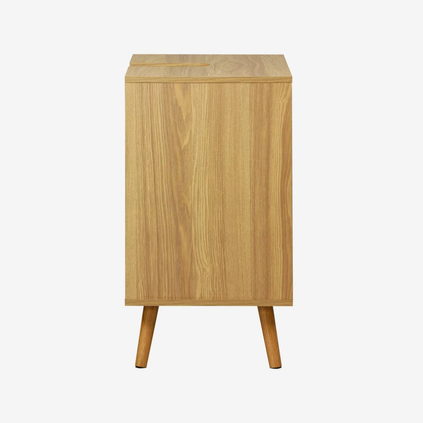 Mueble bajo lavabo vintage decorado en madera