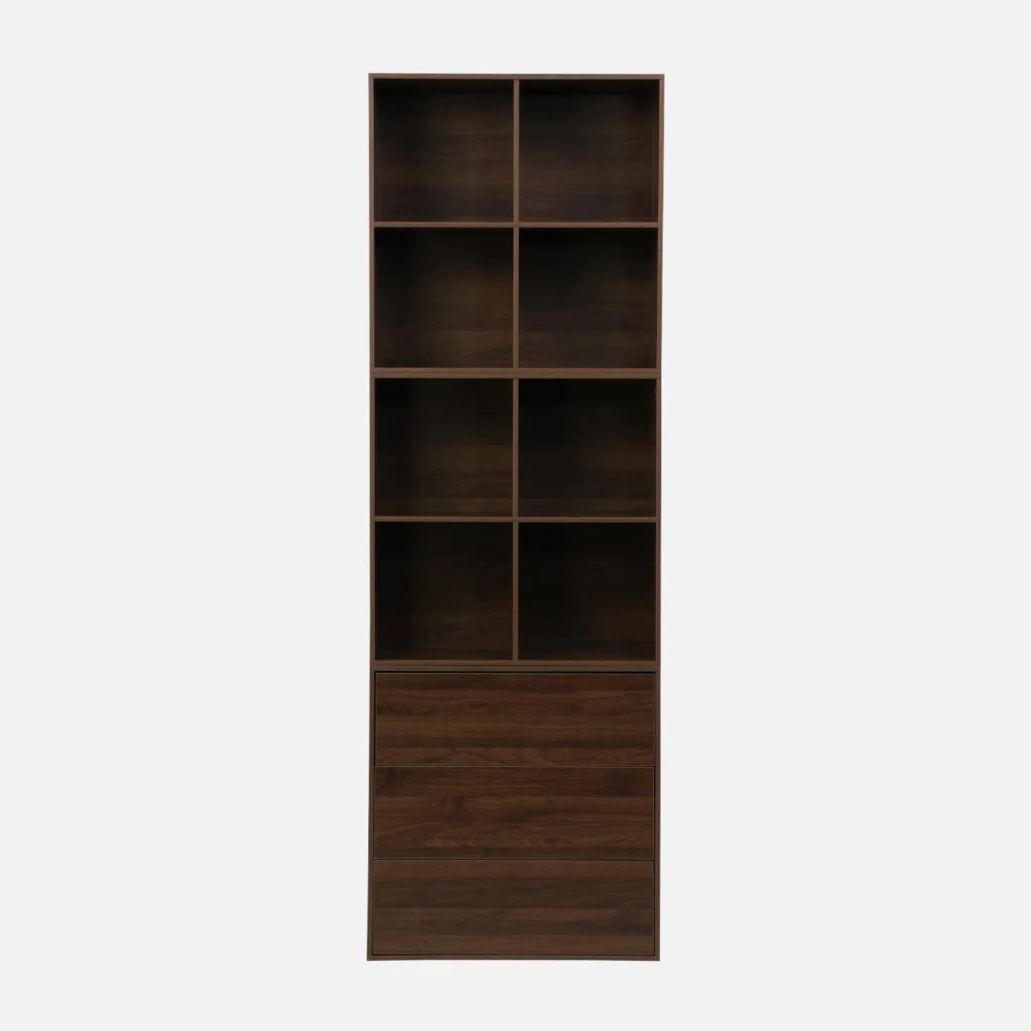 Mueble de almacenaje con efecto madera y 3 cajones