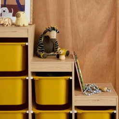 Mueble de almacenamiento infantil escalera, 6 cajones de almacenamiento