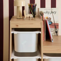 Mueble de almacenamiento infantil escalera, 6 cajones de almacenamiento
