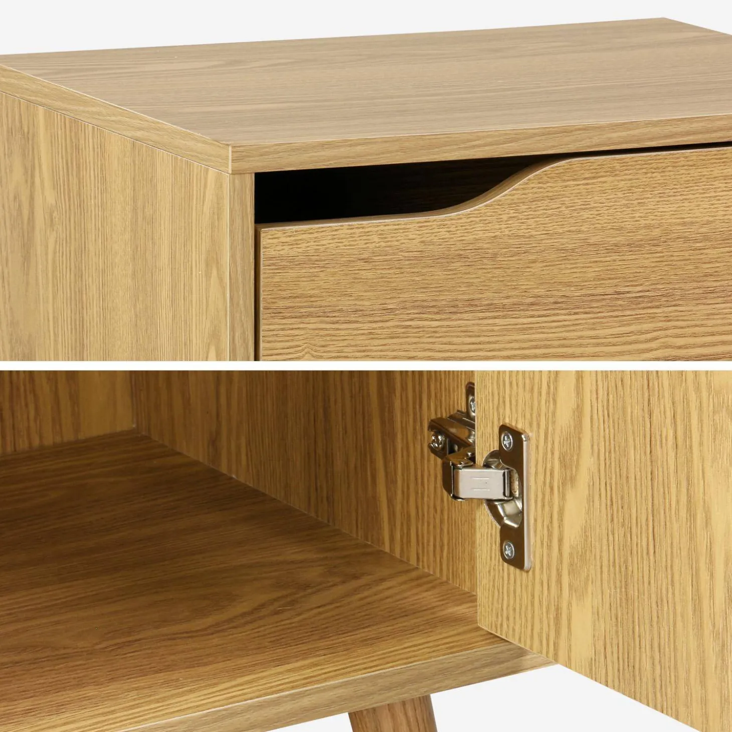 Mueble de baño vintage, 1 cajón y 1 puerta