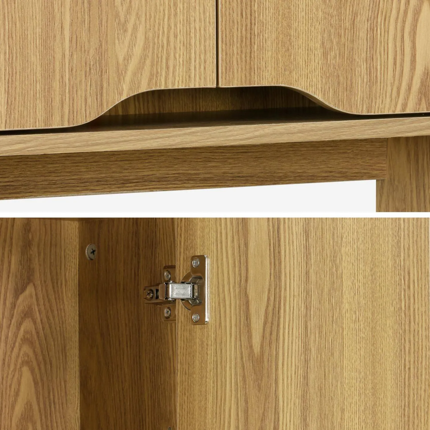Mueble de baño/estantería vintage decorado en madera