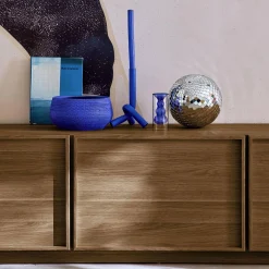 Mueble de TV de decoración de madera 3 puertas, 180cm