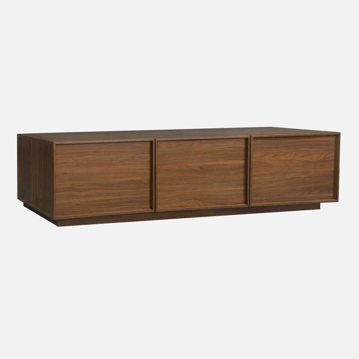 Mueble de TV de decoración de madera 3 puertas, 180cm