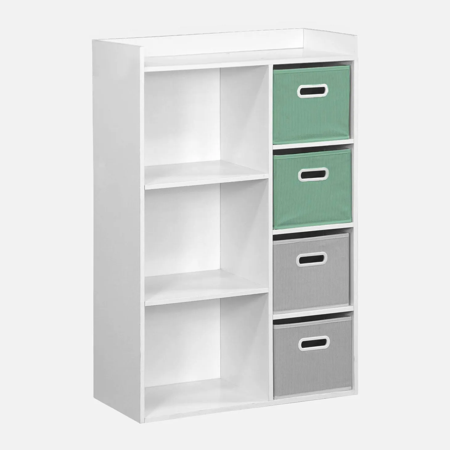 Mueble infantil con 4 cestas de terciopelo