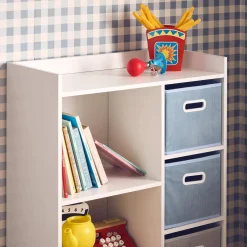Mueble infantil con 4 cestas de terciopelo
