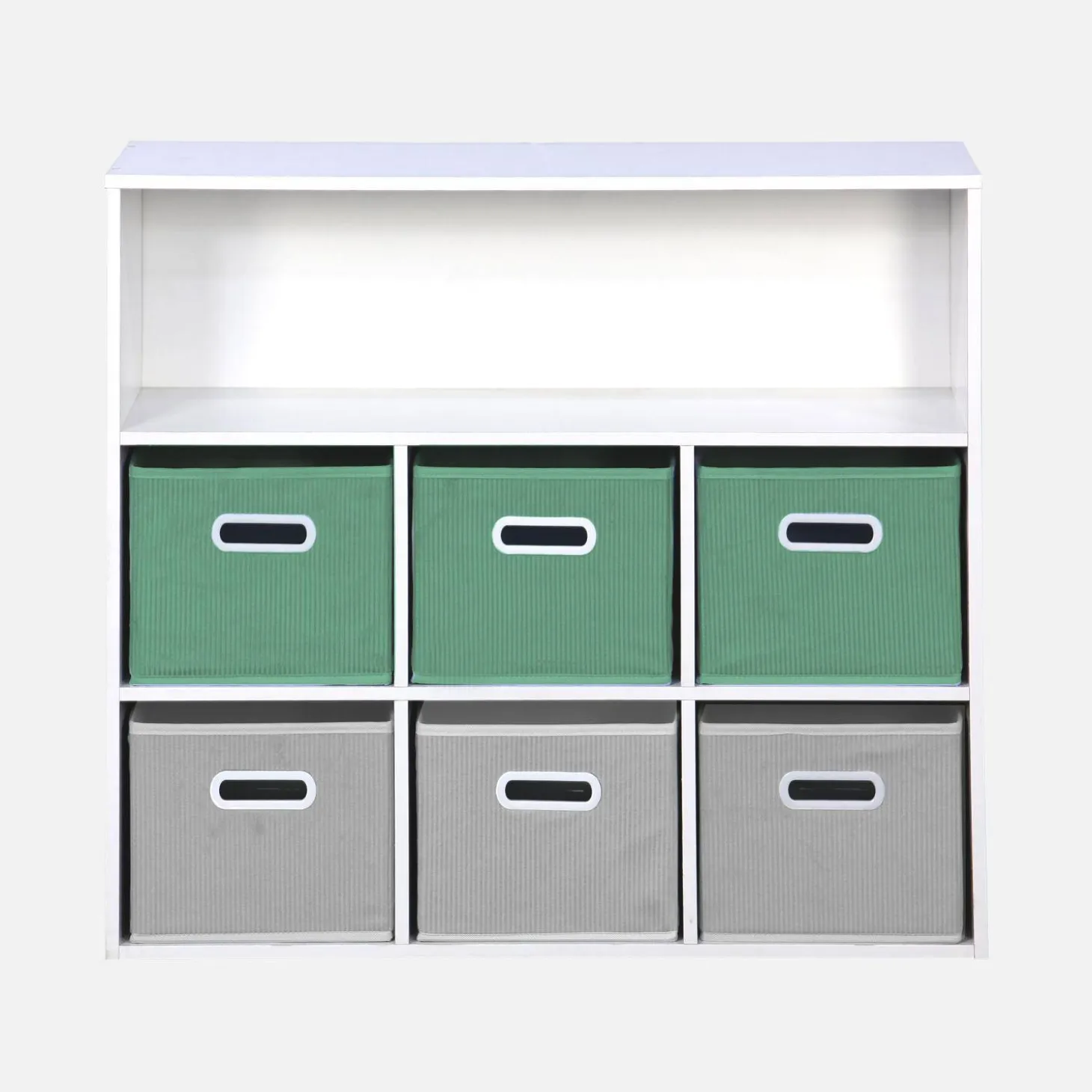 Mueble infantil con 6 cestas de terciopelo