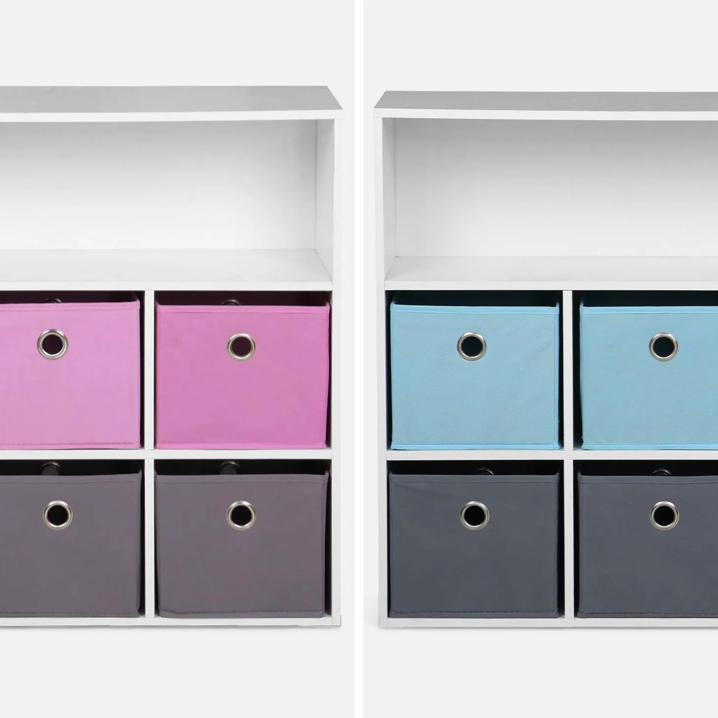 Mueble infantil con 6 cestas