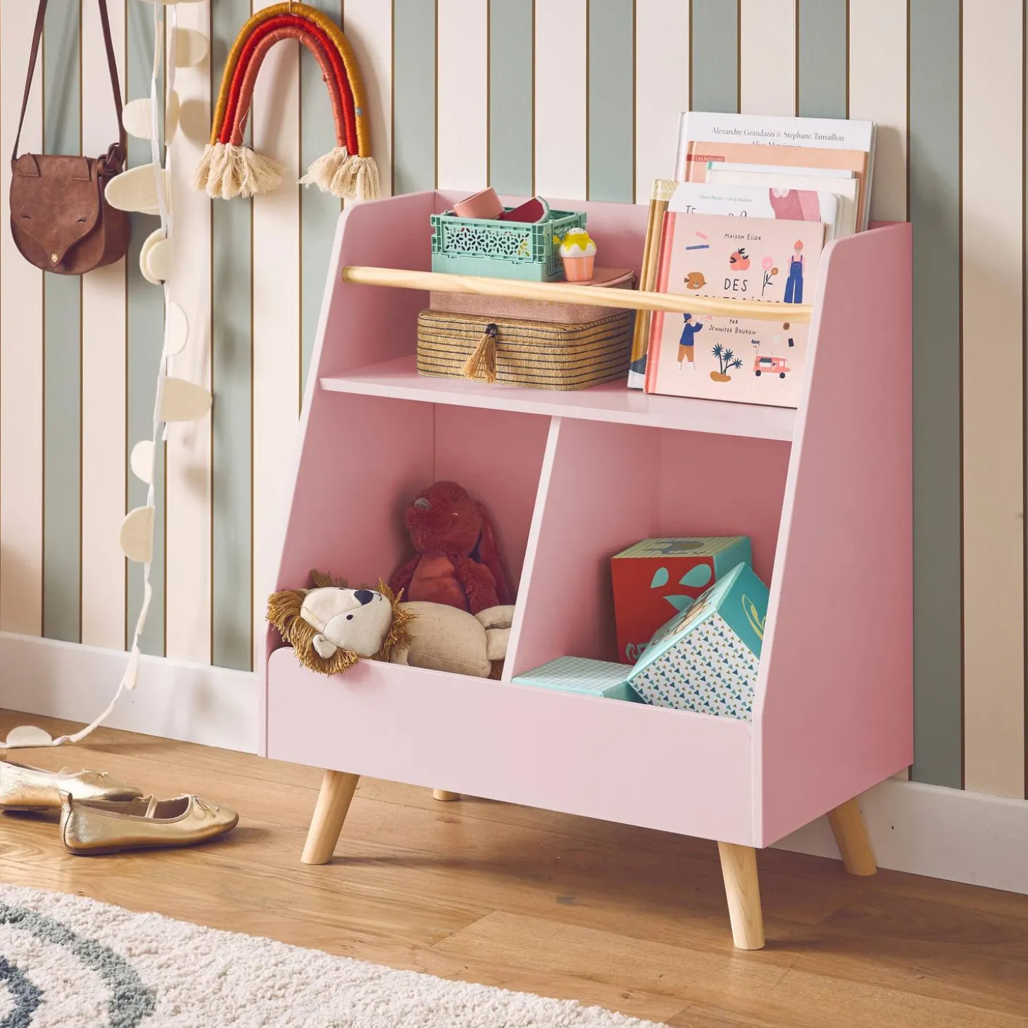 Mueble para niños, 2 compartimentos