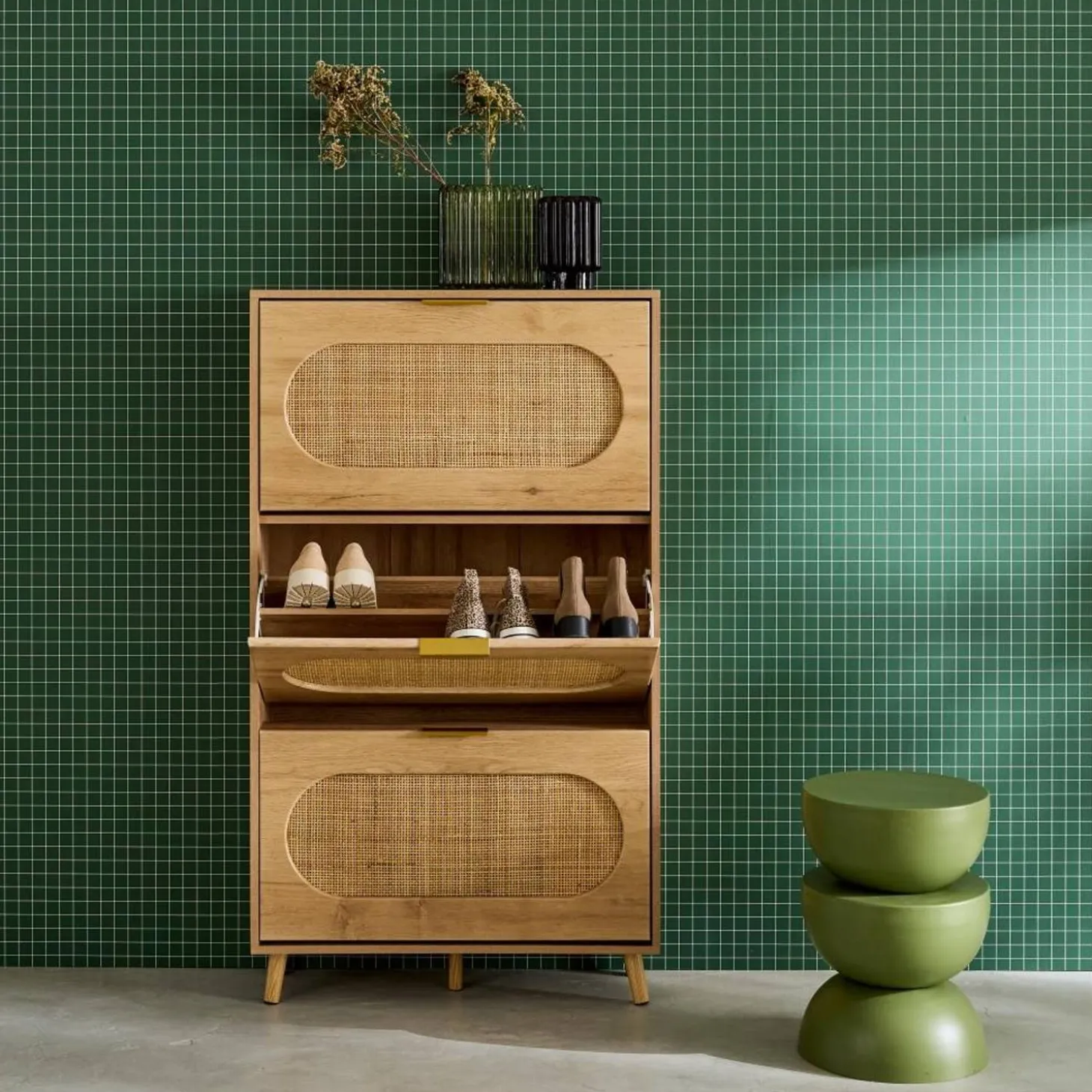 Mueble para zapatos con 3 cajones
