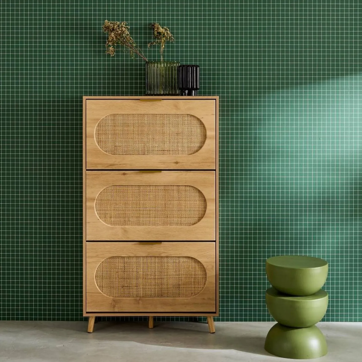 Mueble para zapatos con 3 cajones