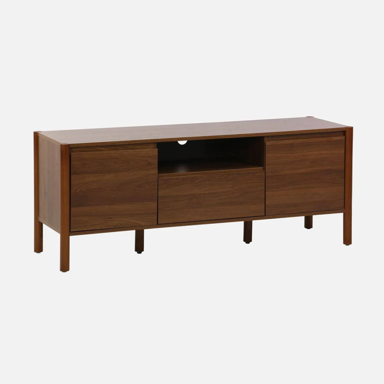 Mueble TV con 2 puertas y 1 cajón, 140cm