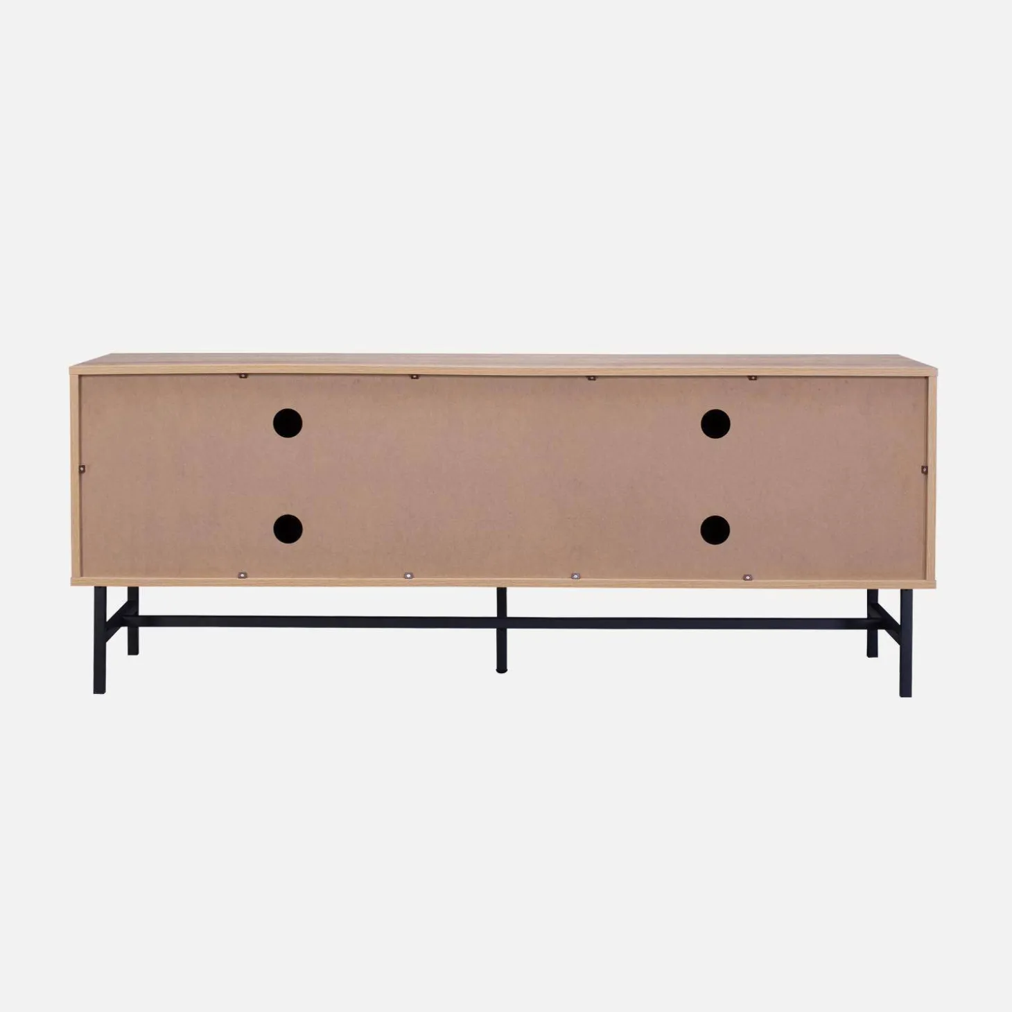 Mueble TV con efecto madera, 160cm
