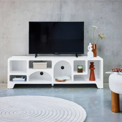 Mueble TV efecto madera, 160cm