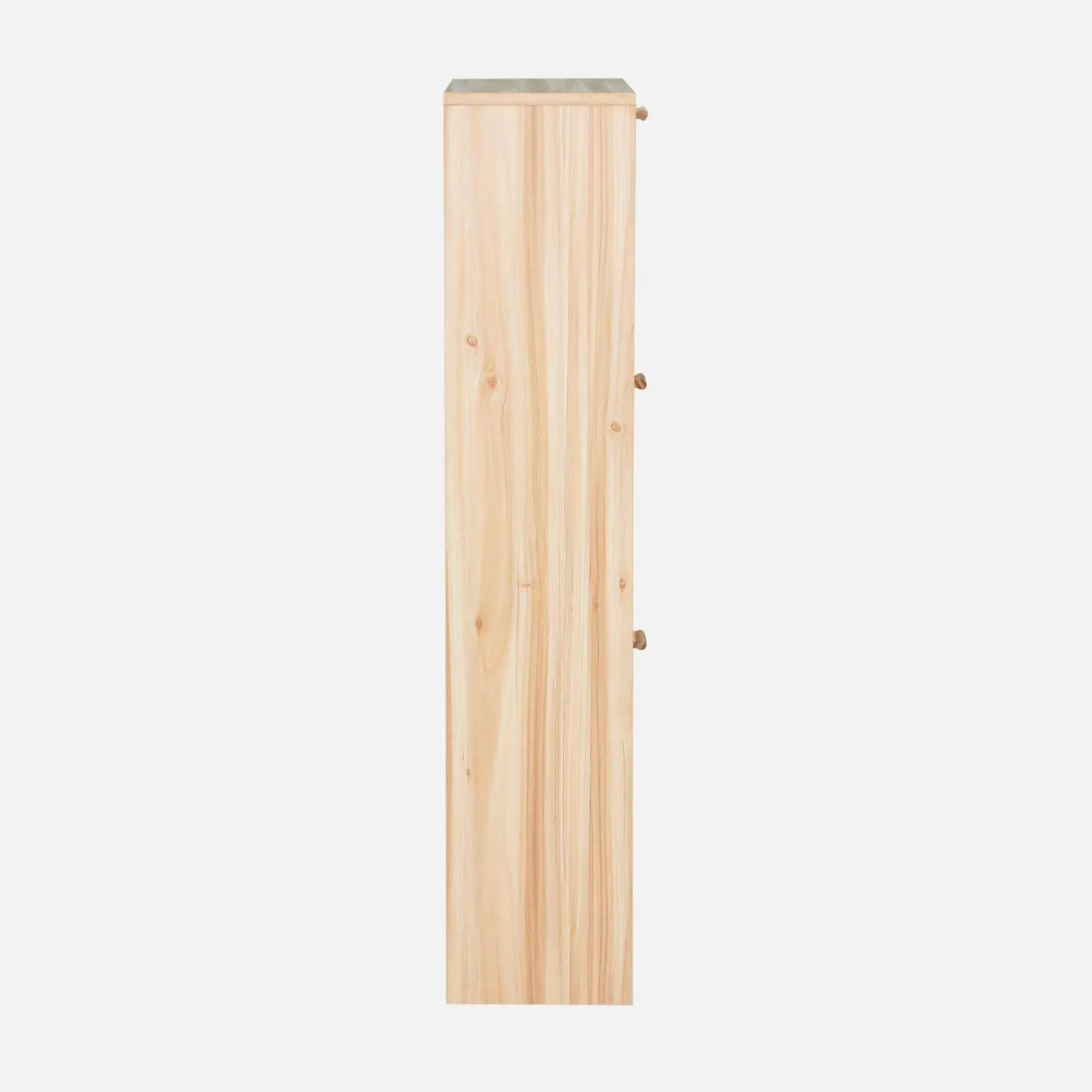 Mueble zapatero de 3 puertas con decoración de caña y madera