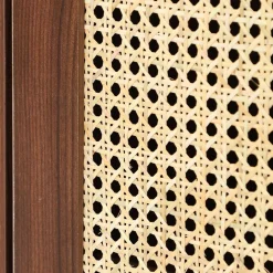 Mueble zapatero de caña de 2 puertas