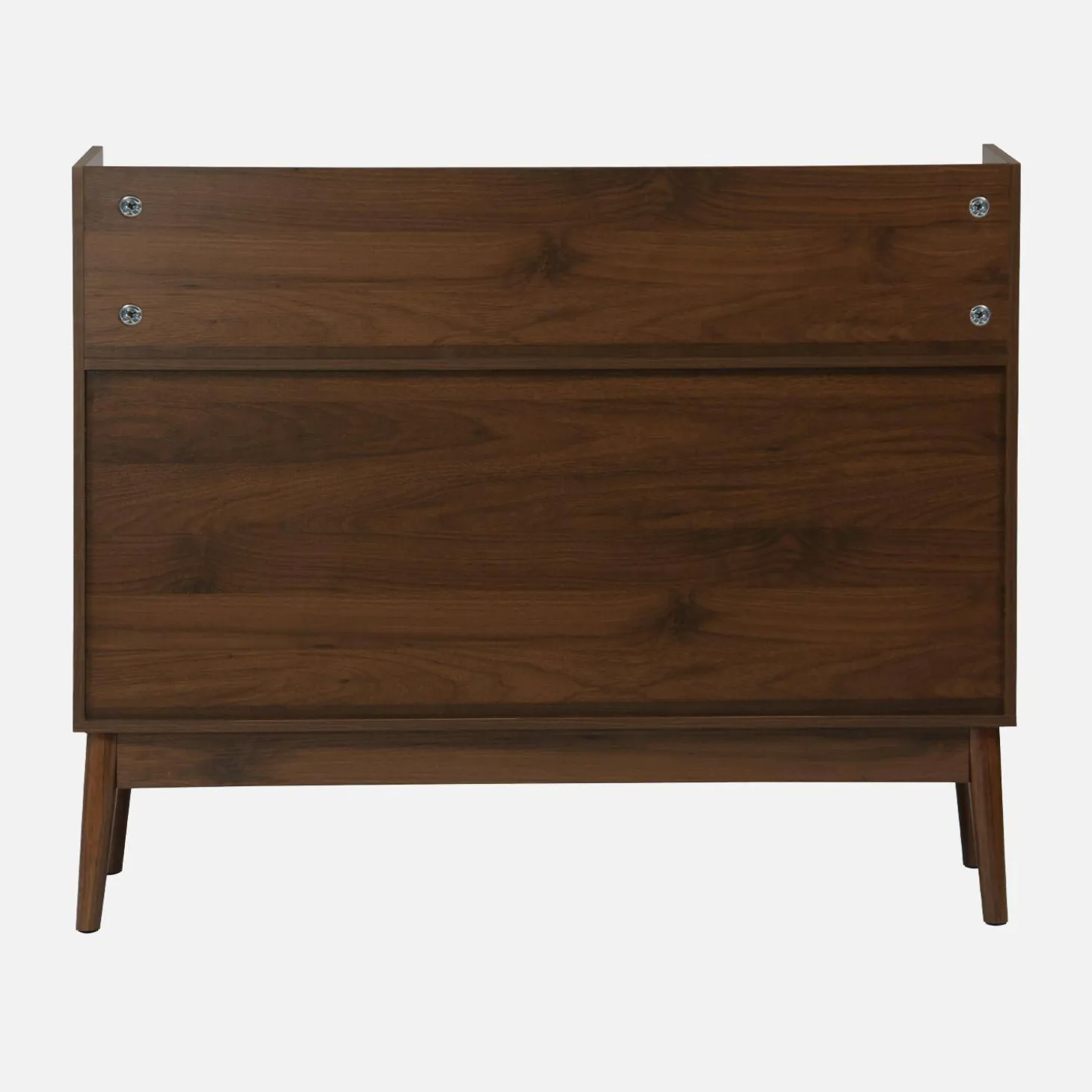 Muebles de vinilo vintage con decoración de madera oscura, 100cm