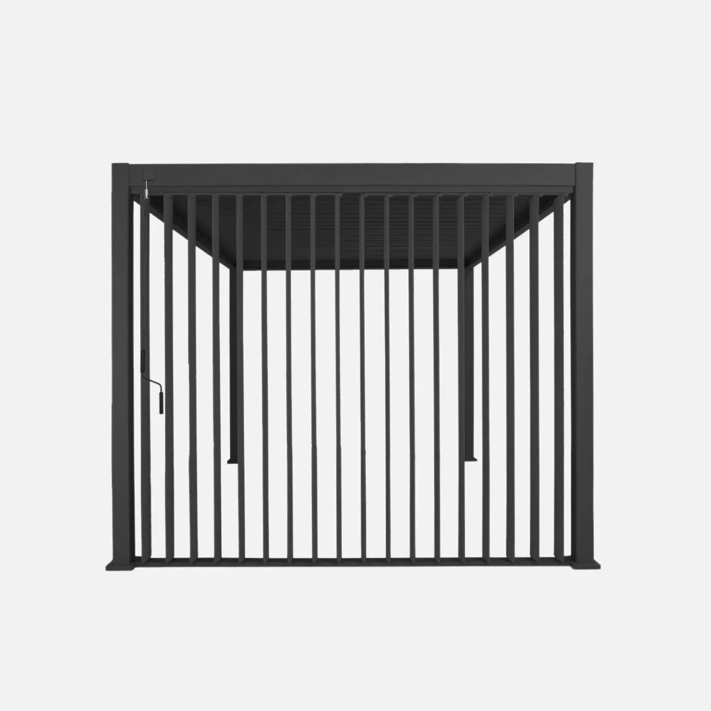 Panel con lamas orientables para pérgola bioclimática de aluminio, 3x3m V2 4x3m 6x3m