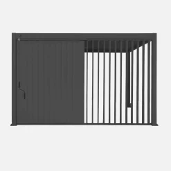 Panel de 4m con lamas orientables para pérgola bioclimática