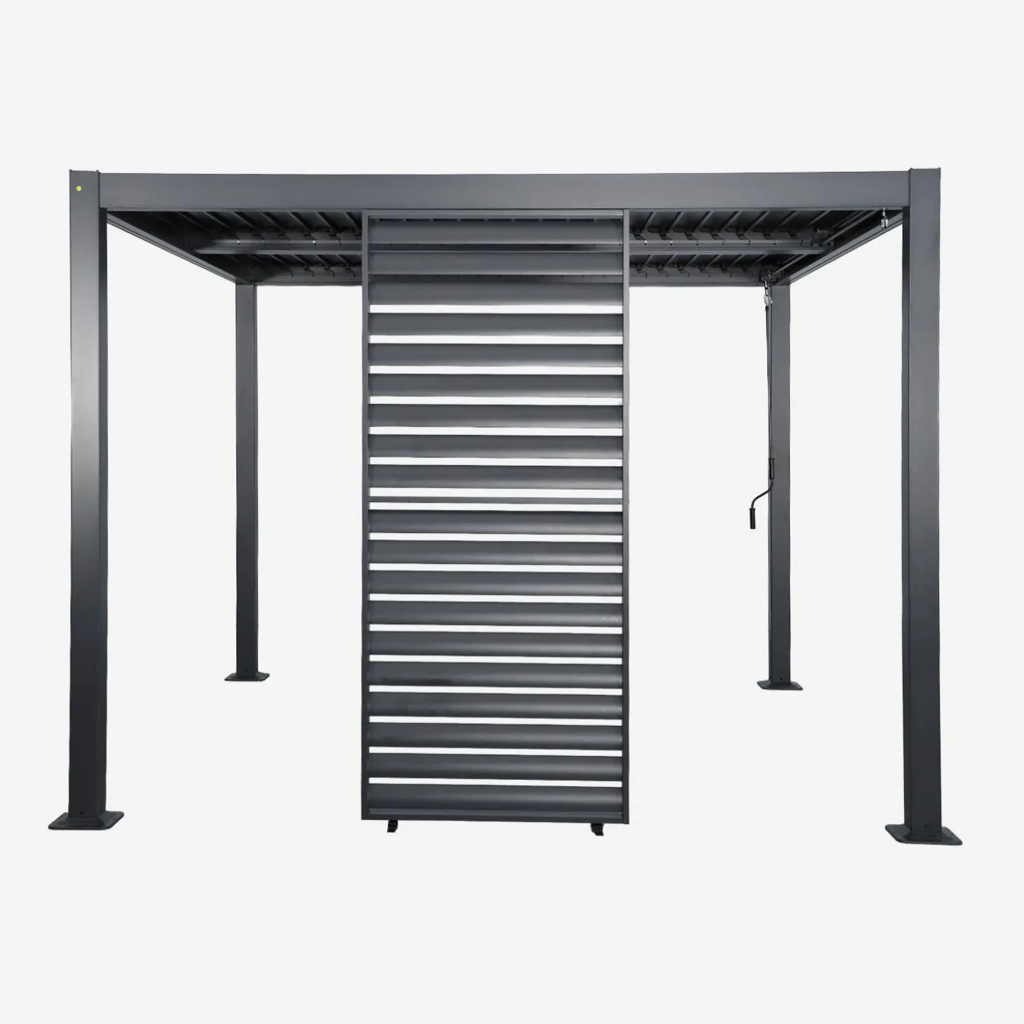 Panel para pérgola bioclimática de aluminio de 1m