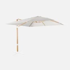 Parasol cuadrado excéntrico, 3x3m