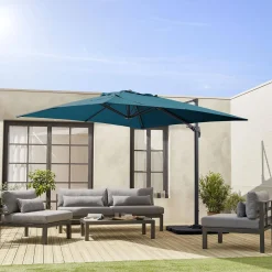 Parasol cuadrado excéntrico, 3x3m