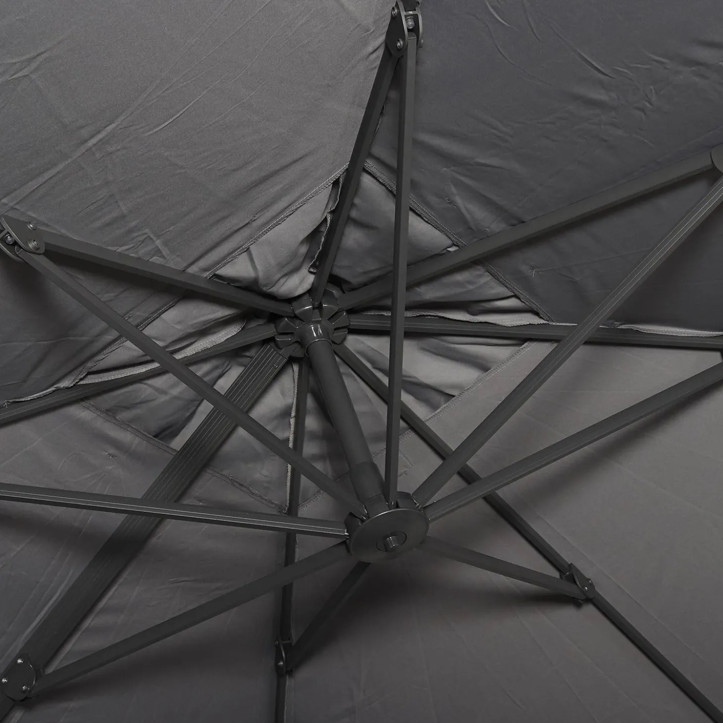 Parasol cuadrado excéntrico, 3x3m