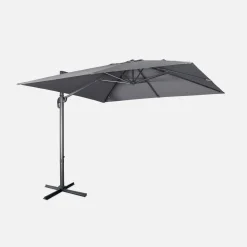 Parasol cuadrado excéntrico, 3x3m