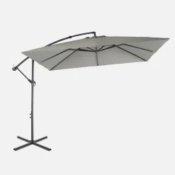 Parasol cuadrado excéntrico, 3x3m