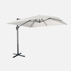Parasol cuadrado excéntrico, 3x3m
