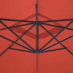 Parasol cuadrado excéntrico, 3x3m