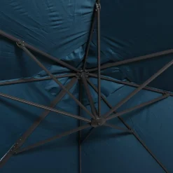 Parasol rectangular excéntrico, 3x4m + losas 50x50cm