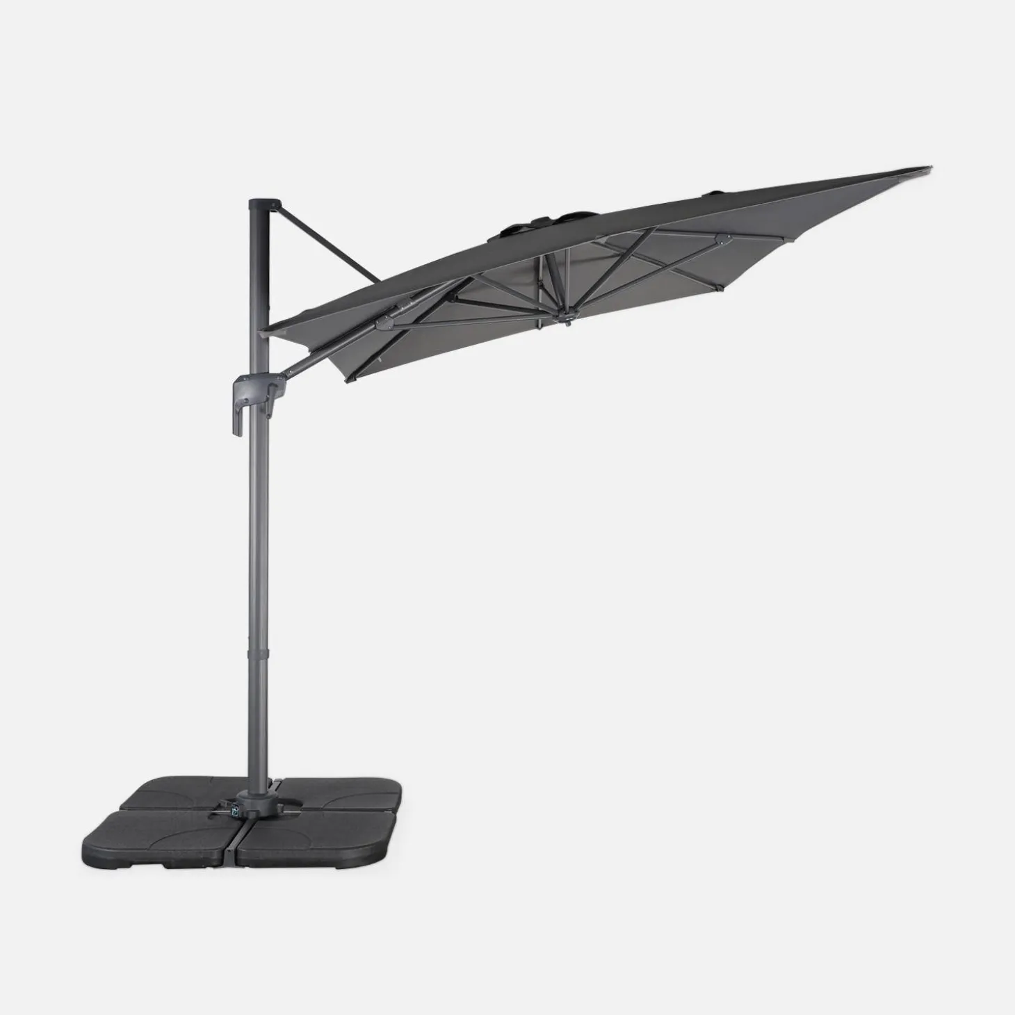 Parasol rectangular excéntrico, 3x2m