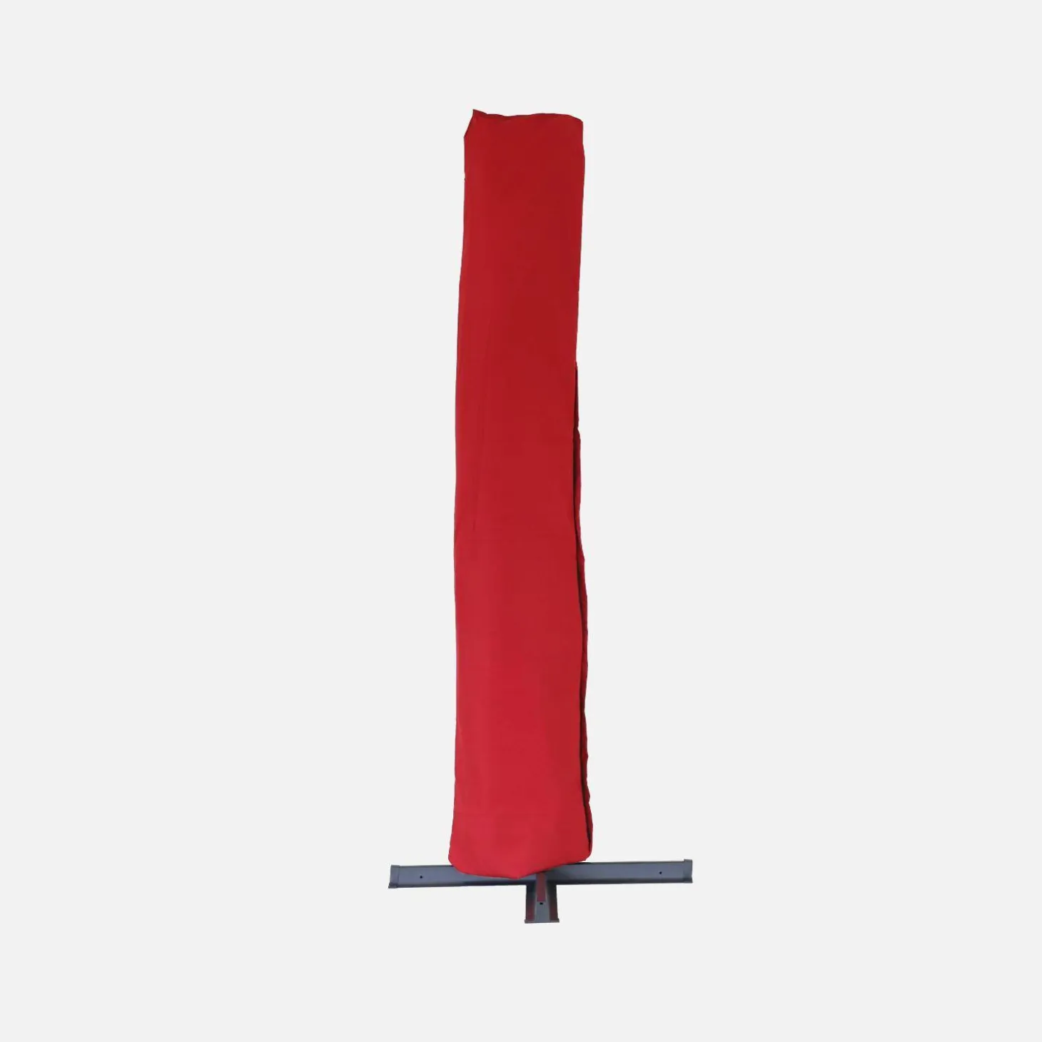 Parasol rectangular excéntrico, 3x4m + losas 50x50cm