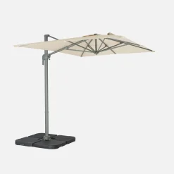 Parasol rectangular excéntrico, 3x2m